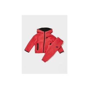 Nike Tech Fleece Tracksuit Infant - Red, Red