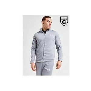 Under Armour UA Poly Track Top - Grey- Heren, Grey