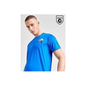 The North Face Performance Graphic T-Shirt - Blue- Heren, Blue