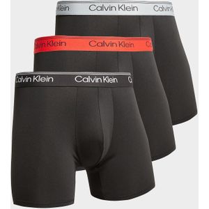 Calvin Klein 3-Pack Microfibre Boxers - Zwart- Heren, Zwart