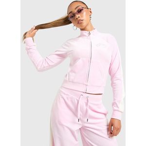 JUICY COUTURE Script Velour Track Top - Roze- Dames, Roze