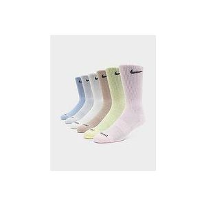 Nike 6-Pack Everyday Cushioned Training Crew Socks - Multi- Dames, Multi