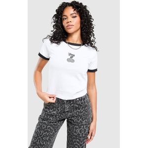 Vans Gothic Cherry T-Shirt - Wit- Dames, Wit