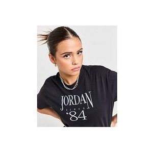 Jordan Heritage 85 T-Shirt - Black- Dames, Black