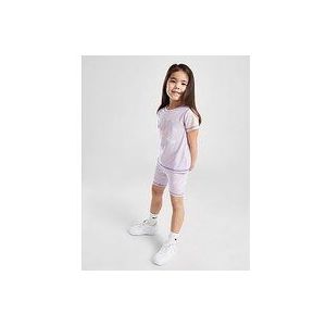 Jordan Girls' Colour Block T-Shirt/Shorts Set Children - Purple, Purple
