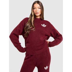 adidas Originals - Trefoil Knit Crew - Sweatshirt - Rood