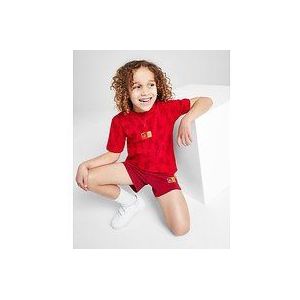 adidas Mickey Mouse 100 T-Shirt/Shorts Set Children - Red, Red