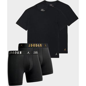 Jordan 4-Pack T-Shirts/Boxers Set - Zwart- Heren, Zwart