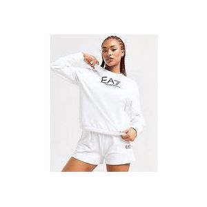 Emporio Armani EA7 Train Sweatshirt/Shorts Set - White- Dames, White