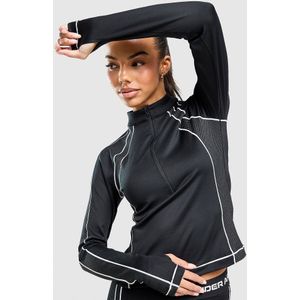 Under Armour - ColdGear 1/2 Zip Track Top - Zwart - Sporttop