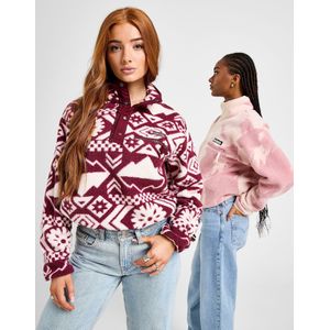 Columbia Helvetia Aztec Fleece - Active Maroon- Dames, Active Maroon