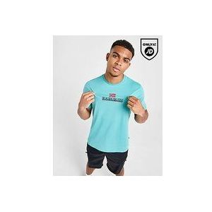 Napapijri Sory Stack Logo T-Shirt - Blue- Heren, Blue