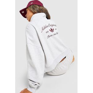 adidas Originals Club Full Zip Track Top - Grijs- Dames, Grijs