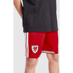 adidas Wales 2026 Home Shorts Junior - Rood - Kind, Rood