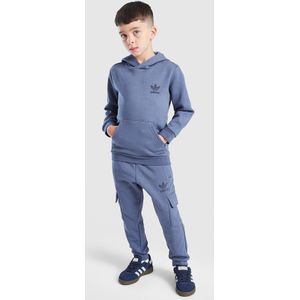 adidas Originals Essential Overhead Hooded Tracksuit Children - Blauw, Blauw