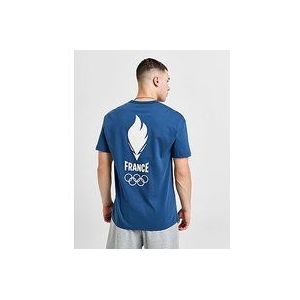Le Coq Sportif Team France 2024 T-Shirt - Blue- Heren, Blue