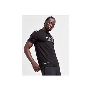 Emporio Armani EA7 7 Lines Logo T-Shirt - Black- Heren, Black