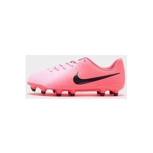Nike Low top voetbalschoenen voor kleuters/kids (meerdere ondergronden) Jr. Tiempo Legend 10 Club - Pink Foam/Black, Pink Foam/Black