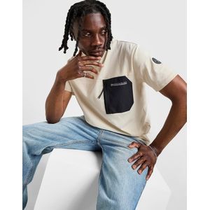 Napapijri Selk Pocket T-Shirt - Bruin- Heren, Bruin