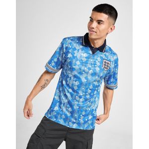 Score Draw England '90 Training World Cup Retro Shirt Heren - Blauw- Heren, Blauw