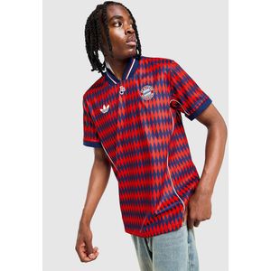 adidas - Bayern München Lifestyler - T-shirt - Rood Blauw Wit
