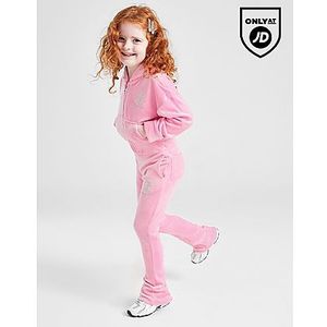 JUICY COUTURE Velour Hoodie/Flares Tracksuit Children - Pink, Pink