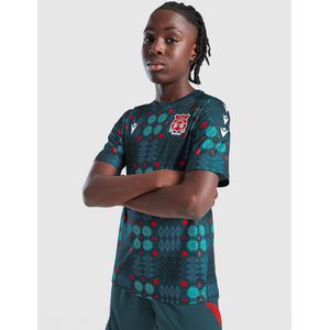 Macron Wrexham AFC Warm Up Shirt Junior - Groen - Kind, Groen
