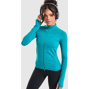 MONTIREX Evolve Seamless Full Zip Top - Groen- Dames, Groen