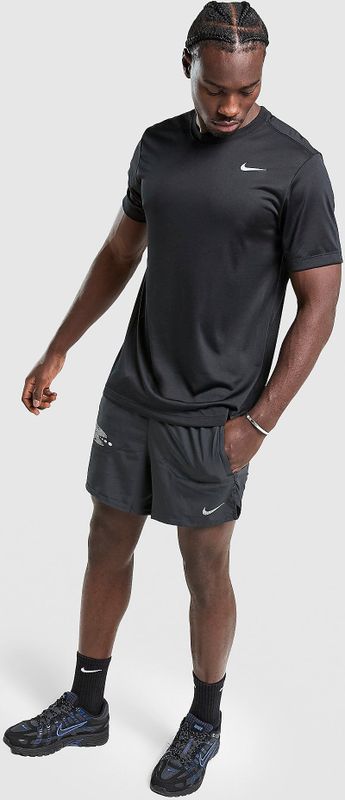 Nike Stride Graphic Shorts - Zwart- Heren, Zwart