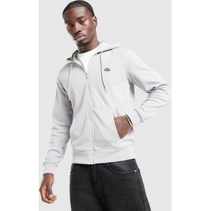 Lacoste Double Knit Full Zip Hoodie - Grijs- Heren, Grijs