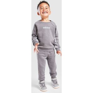 adidas - Colour Block Linear Crew - Trainingspak - Grijs