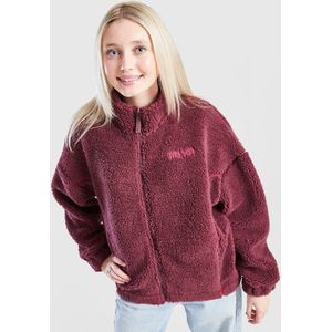 Pink Soda Sport Girls' Borg Full Zip Fleece Junior - Rood - Kind, Rood