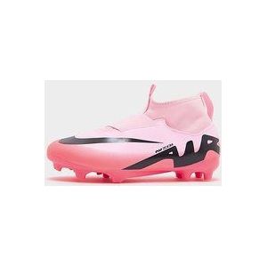 Nike High top voetbalschoenen voor kleuters/kids (meerdere ondergronden) Jr. Mercurial Superfly 9 Academy - Pink, Pink