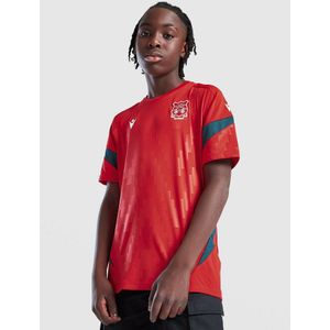 Macron Wrexham AFC Training Shirt Junior - Rood - Kind, Rood