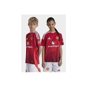 adidas Manchester United FC 2024/25 Home Shirt Junior - Mufc Red, Mufc Red