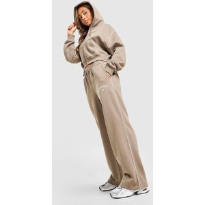 New Balance Varsity Wide Leg Joggers - Bruin- Dames, Bruin