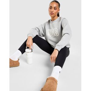 UGG Cosy Logo Crew Sweatshirt - Grijs- Dames, Grijs