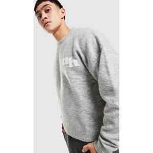 Unlike Humans Fuzzy Crew Jumper - Grijs- Heren, Grijs
