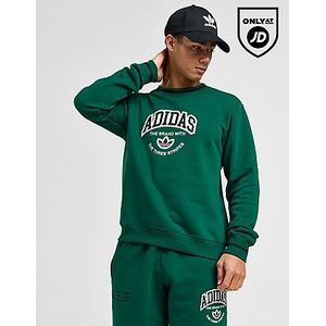 adidas Originals Arch Crew Sweatshirt - Green- Heren, Green