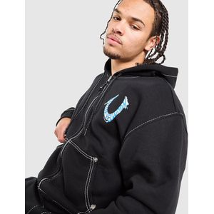 True Religion - Paint Full Zip Hoodie - Zwart - Heren