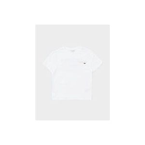 Lacoste Back Stack Logo T-Shirt Junior - White, White