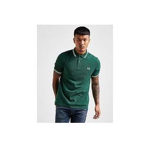 Fred Perry Twin Tipped Short Sleeve Polo Shirt Heren - Ivy Green- Heren, Ivy Green