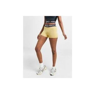 Nike Training Pro 3"" Shorts Dames"" - Yellow- Dames, Yellow