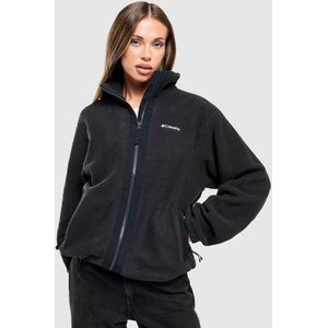 Columbia Teddy Full Zip Fleece Top - Zwart- Dames, Zwart