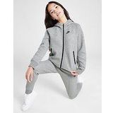 Nike Hoodie met rits over de hele lengte voor meisjes Sportswear Tech Fleece - Dark Grey Heather/Black/Black- Dames, Dark Grey Heather/Black/Black