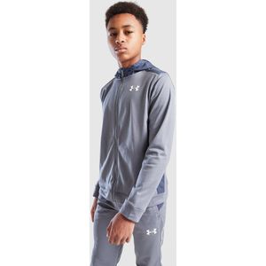 Under Armour Brawler+ Full Zip Hoodie Junior - Blauw - Kind, Blauw