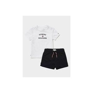 Tommy Hilfiger Flag T-Shirt/Shorts Set Infant - White, White