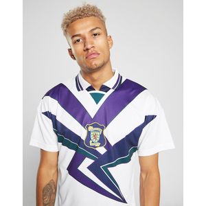 Score Draw Scotland '96 Away Shirt Heren - Wit- Heren, Wit