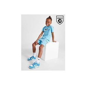 Nike Double Swoosh T-Shirt/Shorts Set Children - Blue, Blue