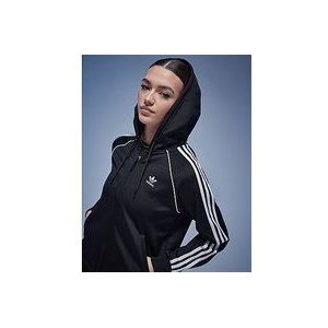 adidas Originals 3-Stripes Full Zip Hoodie - BLACK- Dames, BLACK